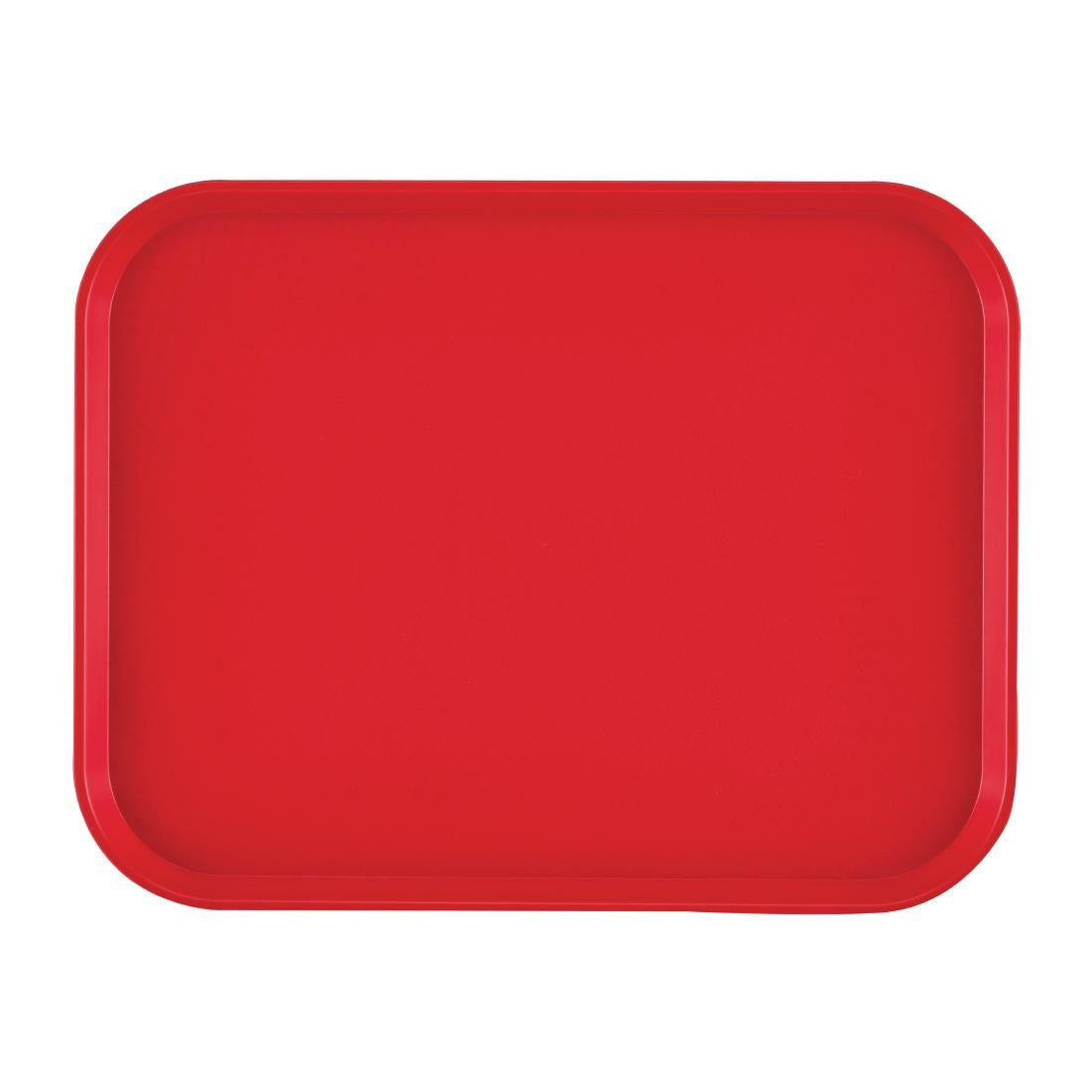 Cambro Polypropylene Fast Food Tray Red 410mm product image