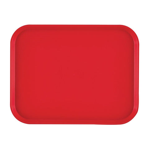 Cambro Polypropylene Fast Food Tray Red 410mm product image