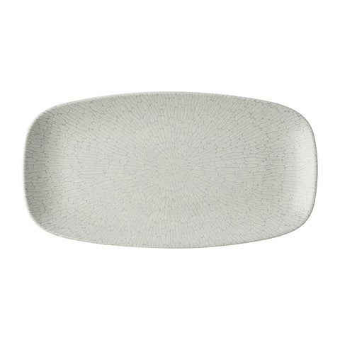 Churchill Delta Grey Oblong Plates 355x189mm (6 Pack)