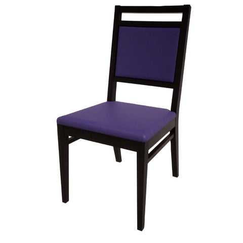 Bolero Bespoke Bia A Side Chair in Blue/Charcoal