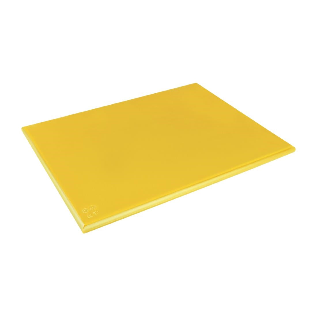 Hygiplas Extra Thick High Density Chopping Board Large Yellow