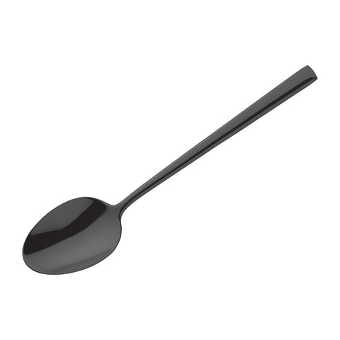 Amefa Metropole Black Dessert Spoons (Pack of 12)