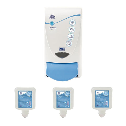 Deb Clear Foam Soap Dispenser and 3 product image