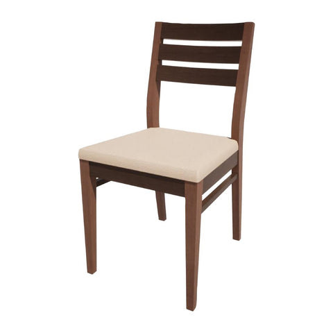 Bolero Bespoke Marty A Side Chair in Cream/Wenge