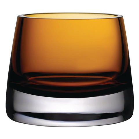 Utopia Joy Votive Glasses Amber 80mm product image