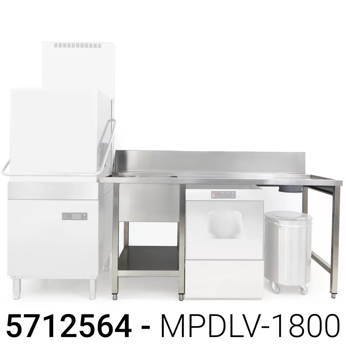 Sammic Prewashing tables for pass-through and rack conveyor dishwashers product image