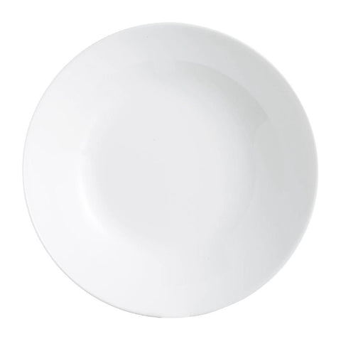 Luminarc Zelie Rimless Soup Plates White 200mm (Pack of 12)