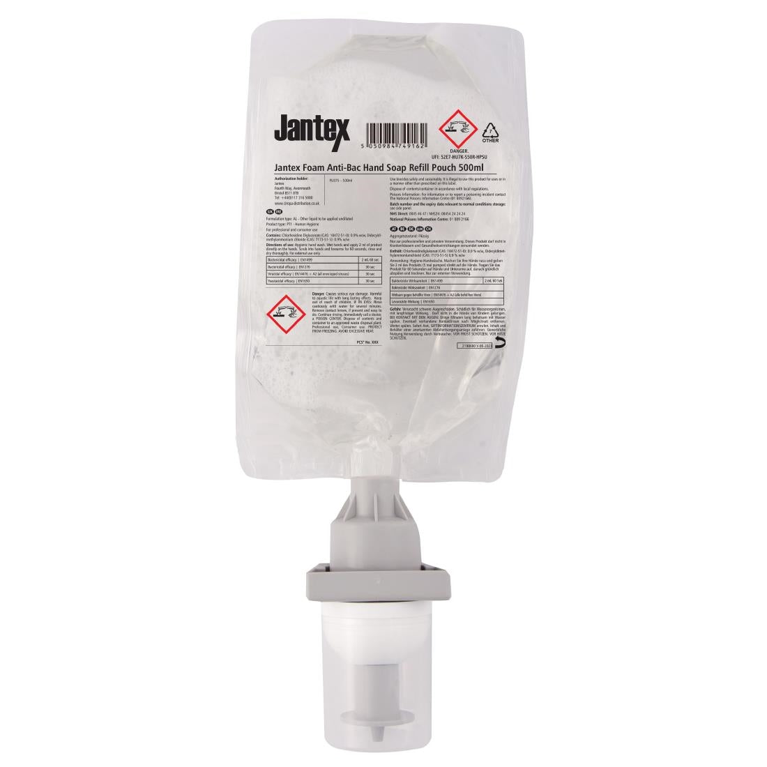 Jantex Foam Anti-Bacterial Hand Soap Refill product image