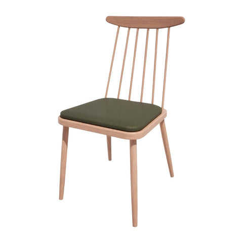 Bolero Bespoke Frank Side Chair Olive/Beech