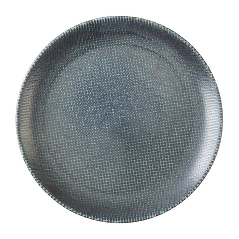 Churchill Studio Prints Astro Metallic Blue Evolve Coupe Plates 260mm(Pack of 12)