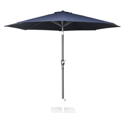 Bolero Seville Round Parasol 3m Diameter Navy Blue - Advantage Catering Equipment