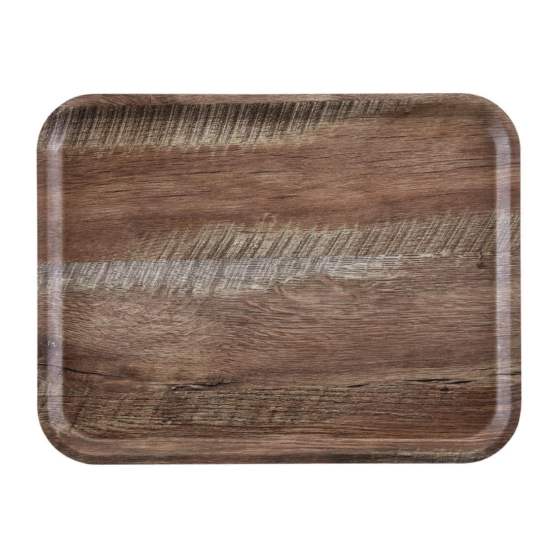 Cambro Madeira Laminate Canteen Tray Dark Oak product image