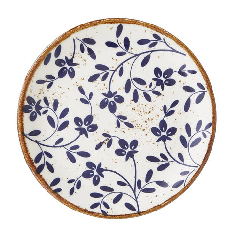 Steelite Performance Flora Coupe Plates Blue 152mm (Pack of 12)