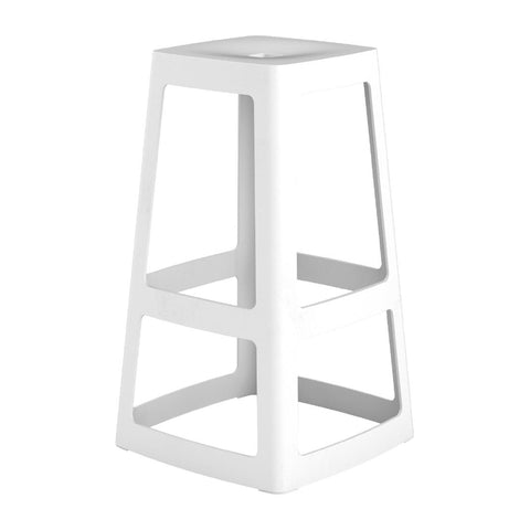 Origin Base High Stool Traffic White 440x440x750mm (Pack of 2)