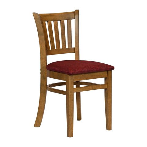 Turin Dining Table with 4 Manhattan Chairs in Weathered Oak with Shetland Scarlett