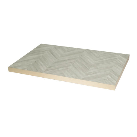 Bolero Rectangular Table Top Chevron Design product image