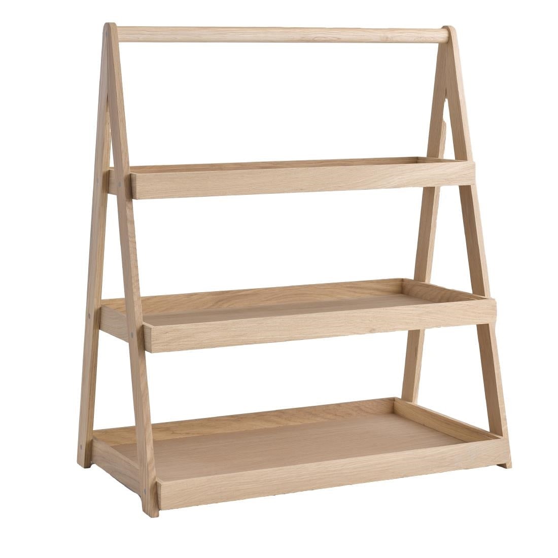 APS Valo Three-Tier Wooden Tray 555x325x640mm product image