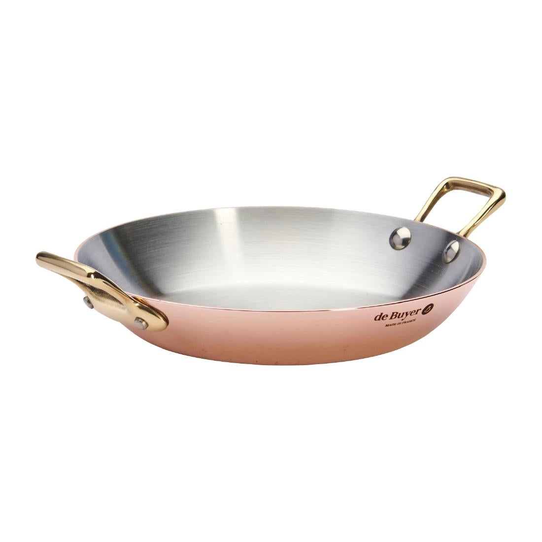 De Buyer Inocuivre Round Dish with Brass product image