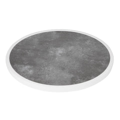 Bolero Fibreglass Round Table Top Dark Stone Effect 580mm