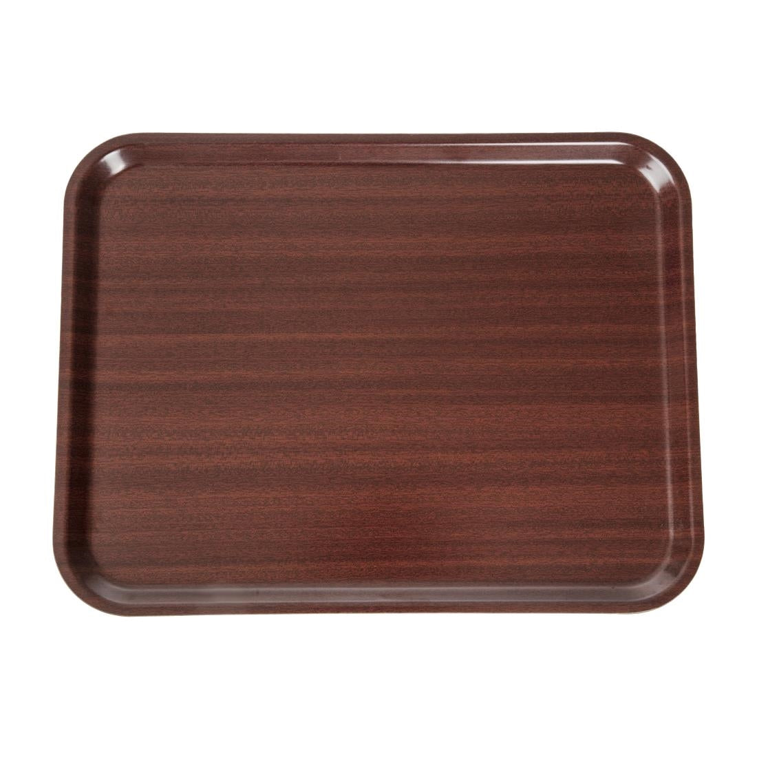 Cambro Capri Laminate Canteen Tray Mahogany product image