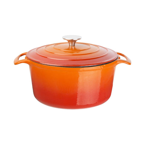 Vogue Round Casserole Dish Orange 4Ltr product image