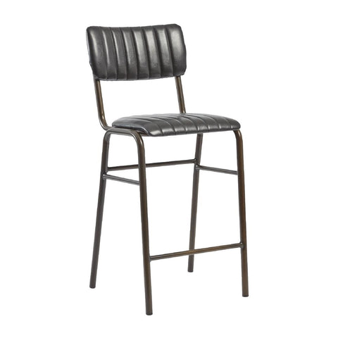 Tavo Stacking Mid Bar Stool Vintage Black product image