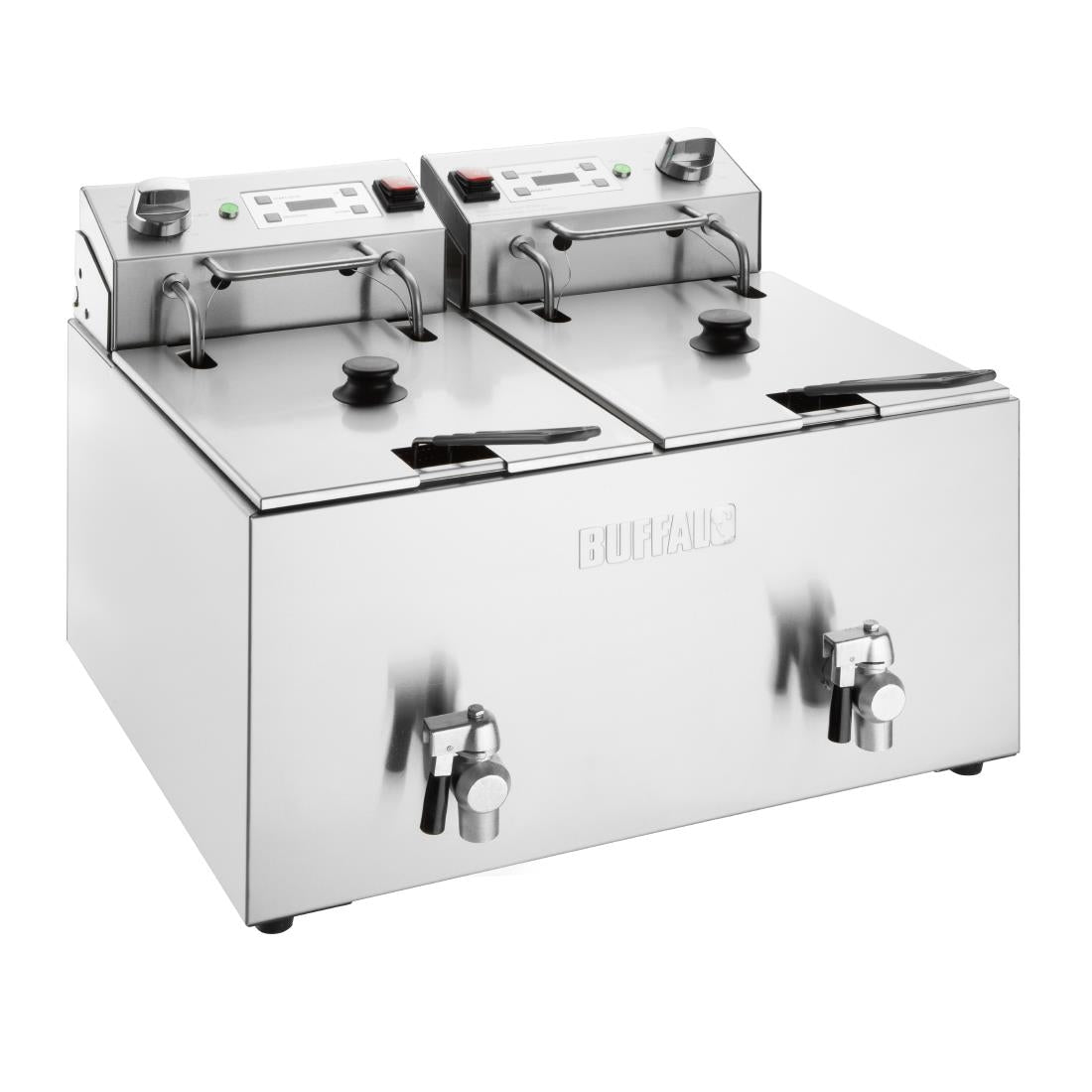 Buffalo Double Electric Fryer with Timer product image