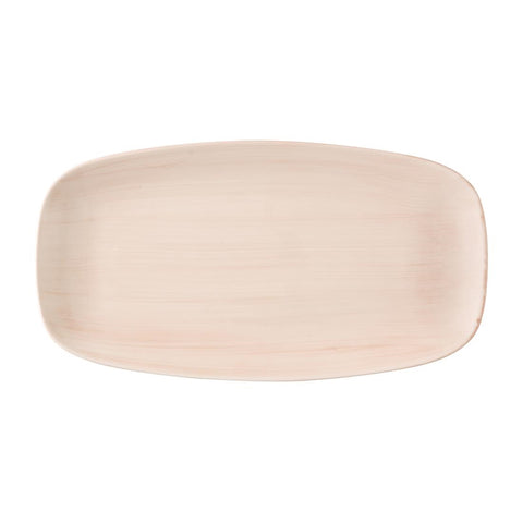 Churchill Stonecast Canvas Coral Chefs Oblong Plates 280 x 152mm (Pack of 12)