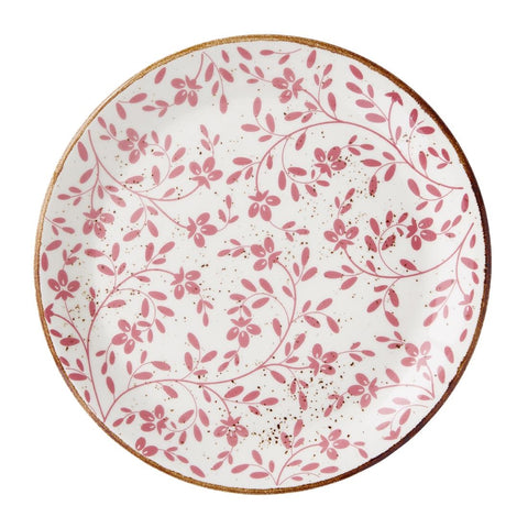 Steelite Performance Flora Coupe Plates Pink 252mm (Pack of 12)