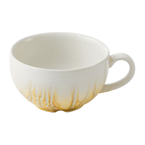Churchill China Tide Gold Cafe Cappuccino Cups 236ml (Pack of 12)