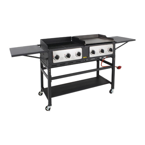 Buffalo 6 Burner Combi BBQ Grill and Griddle product image