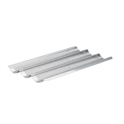 De Buyer Perforated Baguette Baking Tray product image