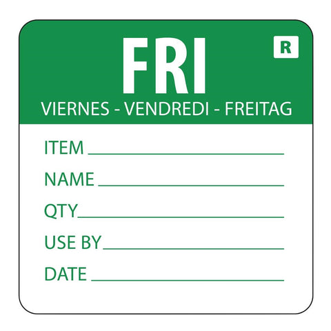 Hygiplas Removable Day of the Week Label product image