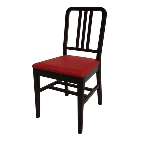 Bolero Bespoke Vicky Side Chair in Red/Charcoal