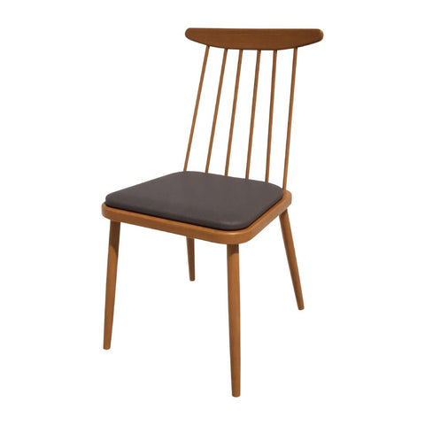 Bolero Bespoke Frank Side Chair Anthracite/Oak