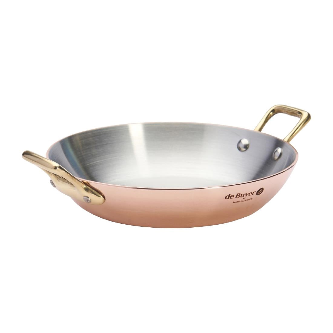 De Buyer Inocuivre Round Dish with Brass product image