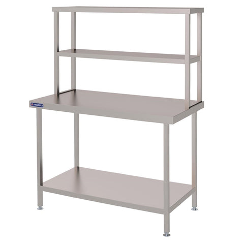 Vogue Stainless Steel Wall Prep Table Welded product image