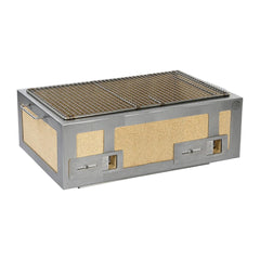 Kasai XL Konro Hibachi Charcoal Grill – Stainless Steel Frame
