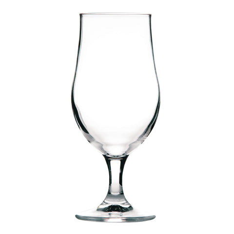 Onis Munique Stemmed Beer Glasses Nucleated UKCA 370ml (Pack of 6)