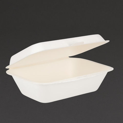 Fiesta Compostable Bagasse Hinged Food product image