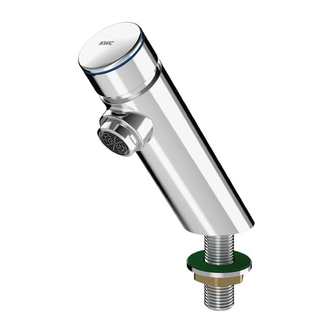 KWC DVS F3S Self-Closing Pre-Mixed Pillar Tap product image