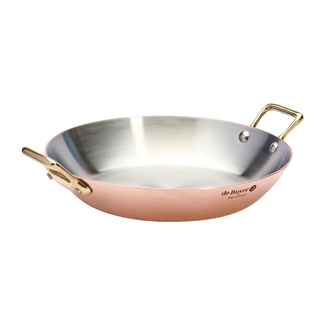 De Buyer Inocuivre Round Dish with Brass product image