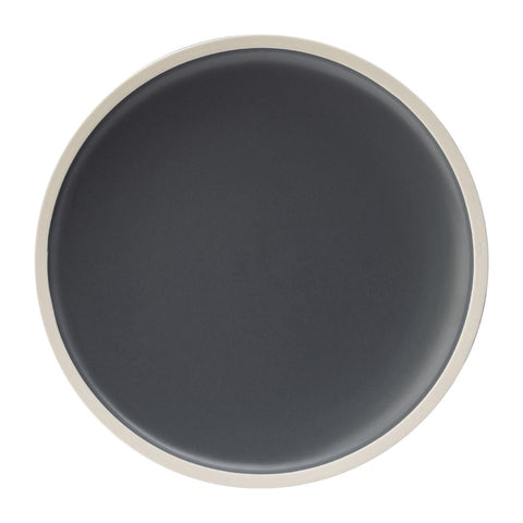 Utopia Forma Plates Charcoal 265mm (Pack of 6)