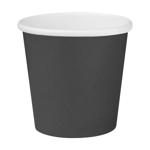 Fiesta Compostable Hot Cups Single Wall Black 6oz (50 Pack)