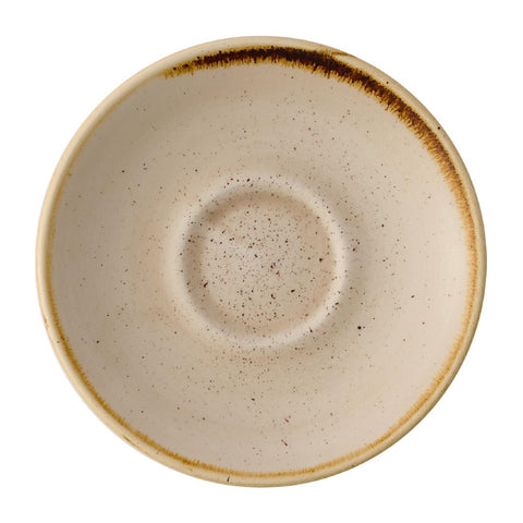 Churchill Stonecast Nutmeg Cream Cafe Espresso Saucers 115mm (Pack of 12)
