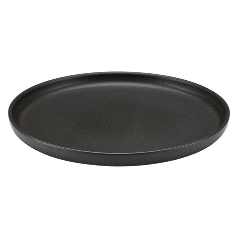 Bauscher Elements Black Walled Plates 280mm (6 Pack)
