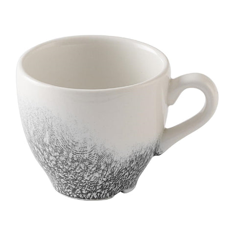 Churchill Studio Prints Raku Quartz Black Espresso Cups 105ml (Pack of 12)