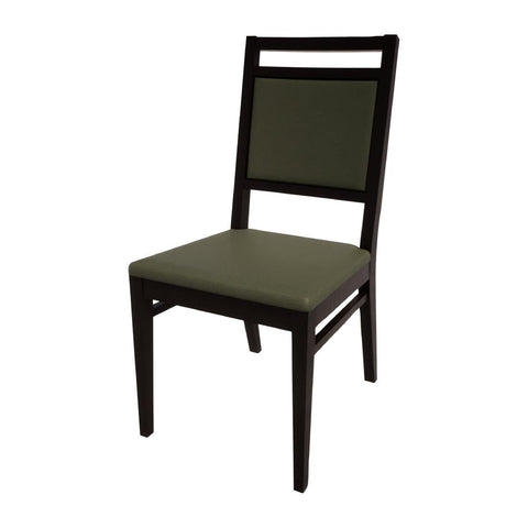 Bolero Bespoke Bia A Side Chair in Olive/Charcoal