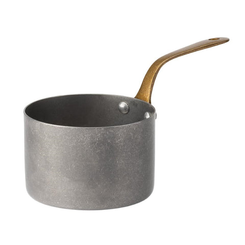 Utopia Vintage Steel Mini Saucepans 90mm