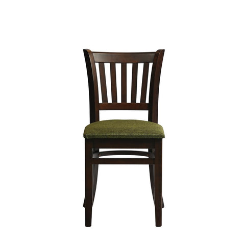 Manhattan Dining Chair in Dark Walnut with Shetland Forest Seat (Pack of 2)